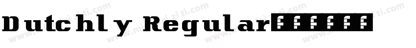Dutchly Regular字体转换